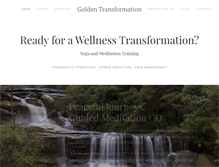 Tablet Screenshot of goldentransformation.com